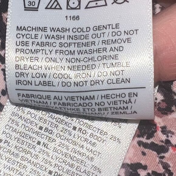 Athleta Paint Texture Sunset Elation 7/8 Tight Legging Pink XXS NWOT - Picture 6 of 7